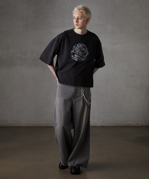 GRANCY（グランシー）の「【GRANCY】Graphic Design Reversible T-shirt / グラフィックデザインリバーシブルTシャツ（Tシャツ/カットソー・メンズ・ブラック/ブラウン/カーキ・M/S/L）」の19枚目の写真