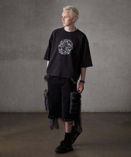 GRANCY（グランシー）の「【GRANCY】Graphic Design Reversible T-shirt / グラフィックデザインリバーシブルTシャツ（Tシャツ/カットソー・メンズ・ブラック/ブラウン/カーキ・M/S/L）」の20枚目の写真