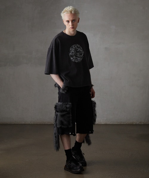 GRANCY（グランシー）の「【GRANCY】Graphic Design Reversible T-shirt / グラフィックデザインリバーシブルTシャツ（Tシャツ/カットソー・メンズ・ブラック/ブラウン/カーキ・M/S/L）」の21枚目の写真