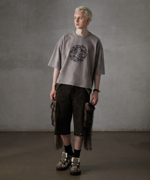 GRANCY】Graphic Design Reversible T-shirt / グラフィック