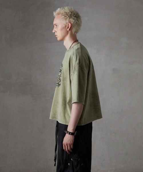 GRANCY】Graphic Design Reversible T-shirt / グラフィック