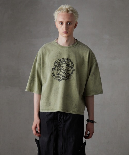 GRANCY グラフィックデザイン リバーシブルTシャツ GRANCY】Graphic Design Reversible T-shirt / グラフィック