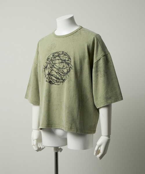 GRANCY】Graphic Design Reversible T-shirt / グラフィック