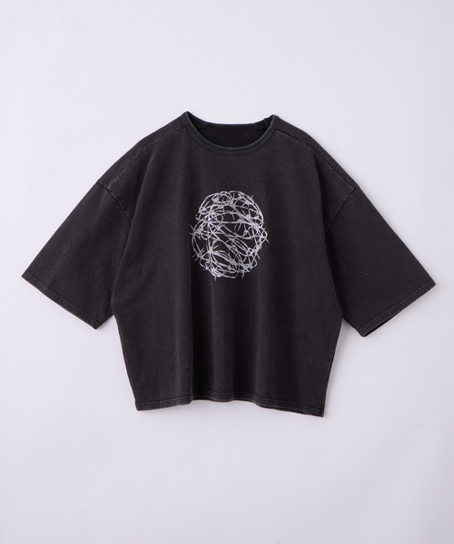 GRANCY グランシー Tシャツ GRANCY tシャツ 「GRANCY」Scribble Graphic Pigment Tee