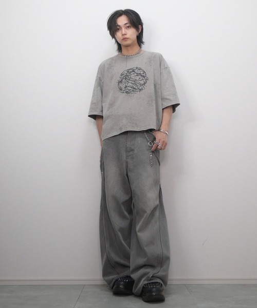 GRANCY グラフィックデザイン リバーシブルTシャツ GRANCY】Graphic Design Reversible T-shirt / グラフィック
