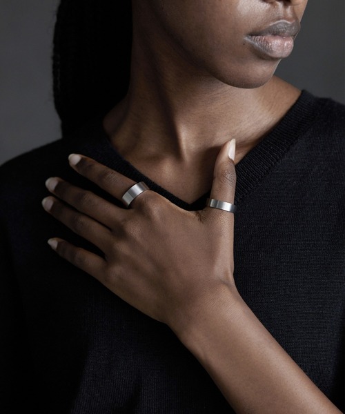 CALLNE（カルネ）の「【CALLNE】Minimal Flat Ring / ミニマルフラットリング(サージカルステンレス304)（リング・メンズ・シルバー系2/シルバー系1・20号/18号/16号）」の12枚目の写真