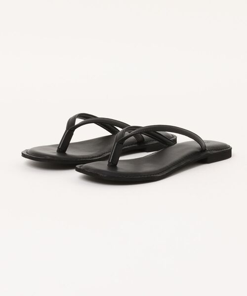 【新品】anuke Ecoleather Tong Sandals IVR Ecoleather Tong Sandals（サンダル）｜ànuke（アンヌーク