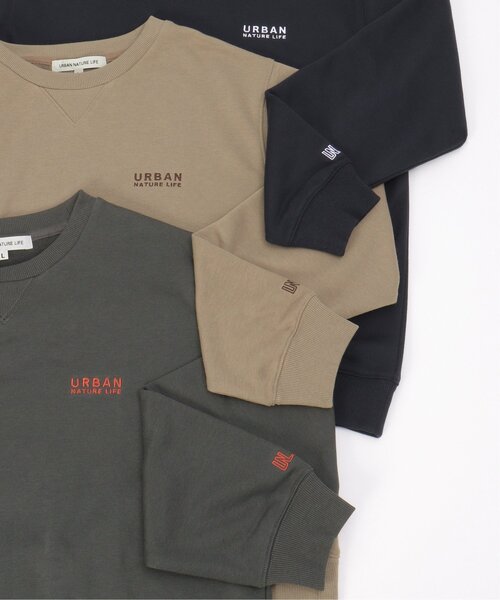 ikka(イッカ)の「URBAN NATURE LIFE アーバンネイチャーライフ スウェットプルオーバー(スウェット・メンズ・ベージュ/ネイビー/ブラック/ライム/ホワイト・L/M/XL/S)」の6枚目の写真