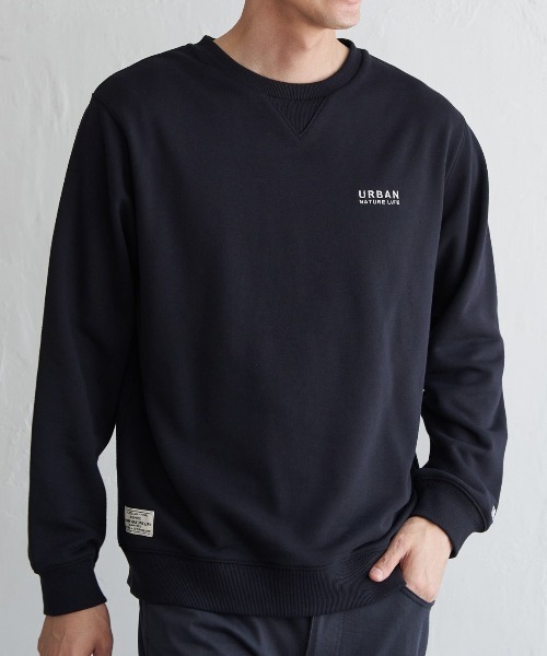 ikka(イッカ)の「URBAN NATURE LIFE アーバンネイチャーライフ スウェットプルオーバー(スウェット・メンズ・ベージュ/ネイビー/ブラック/ライム/ホワイト・L/M/XL/S)」の5枚目の写真