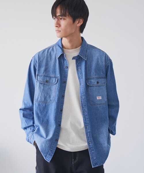 SMITH'S(スミス)別注ライトデニムシャツ(シャツ/ブラウス SMITH'S(スミス)別注ライトデニムシャツ(シャツ/ブラウス