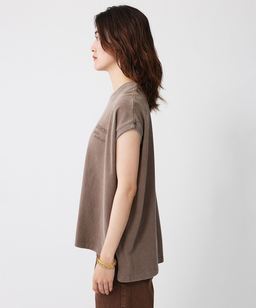 BABYLONE(バビロン)の「【upper hights】big nosleeve(Tシャツ/カットソー・レディース・ブラウン/チャコール・フリー)」の18枚目の写真