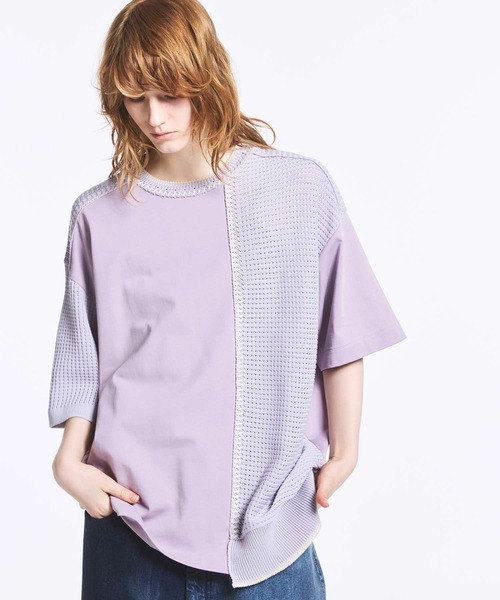 メゾンスペシャル ニットコンビネーションプライムオーバーシャツ MAISON SPECIAL（メゾンスペシャル）の「《UNISEX》Cable Knit