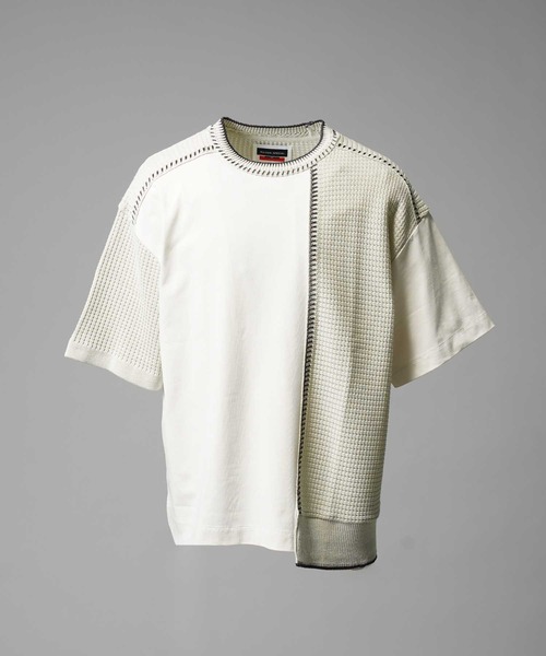 メゾンスペシャル ニットコンビネーションプライムオーバーシャツ MAISON SPECIAL（メゾンスペシャル）の「《UNISEX》Cable Knit