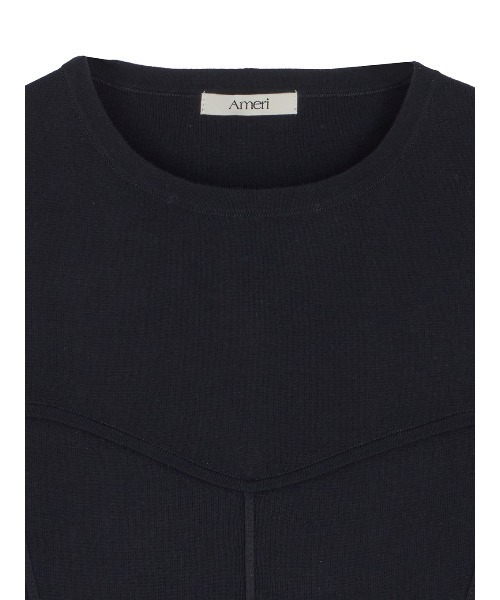 Ameri(アメリ)の「CORSET DETAIL ROUND KNIT TOP(タンクトップ・レディース・ホワイト/ブルー/ボルドー/ブラック・FREE)」の20枚目の写真