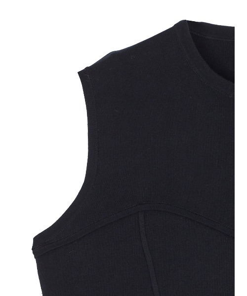 Ameri(アメリ)の「CORSET DETAIL ROUND KNIT TOP(タンクトップ・レディース・ホワイト/ブルー/ボルドー/ブラック・FREE)」の21枚目の写真