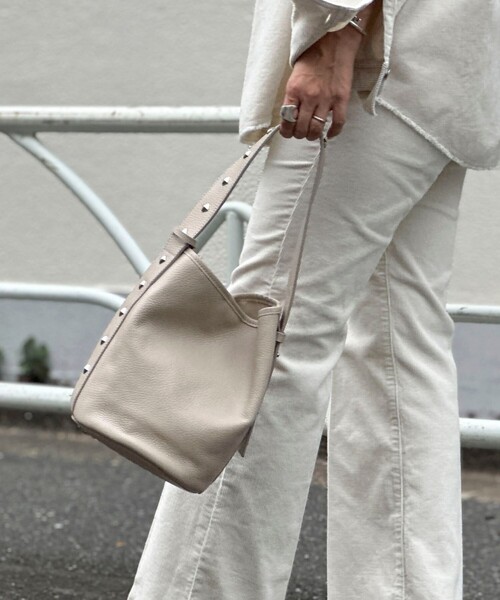 セール】【MARCO MASI/ マルコマージ】 スタッズワンハンドルバッグ