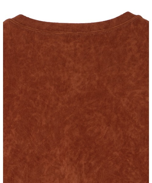 Ameri(アメリ)の「SUEDE TOUCH TANK TOP(タンクトップ・レディース・テラコッタ/スミクロ/アイボリー・MEDIUM/SMALL)」の18枚目の写真