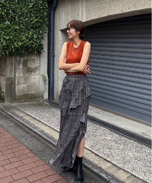 セール】SUEDE TOUCH TANK TOP（タンクトップ）｜Ameri（アメリ）の