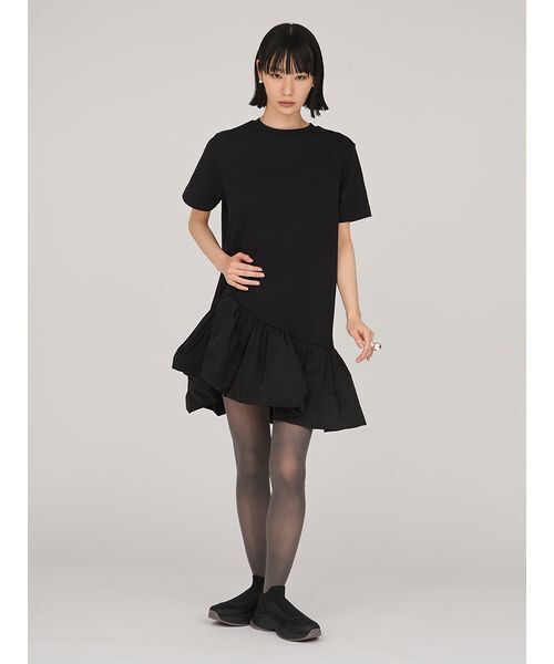 emmi(エミ)の「カットドッキングミニワンピース(ワンピース・レディース・ブラウン/ブラック・0/1)」の8枚目の写真