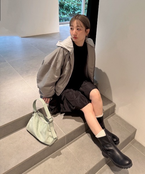 emmi（エミ）の「カットドッキングミニワンピース（ワンピース）」 - WEAR