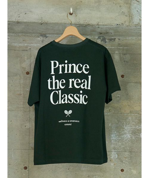 emmi（エミ）の「【prince|emmi】グラフィックTシャツ（Tシャツ/カットソー・レディース・ホワイト/グリーン・F）」の5枚目の写真