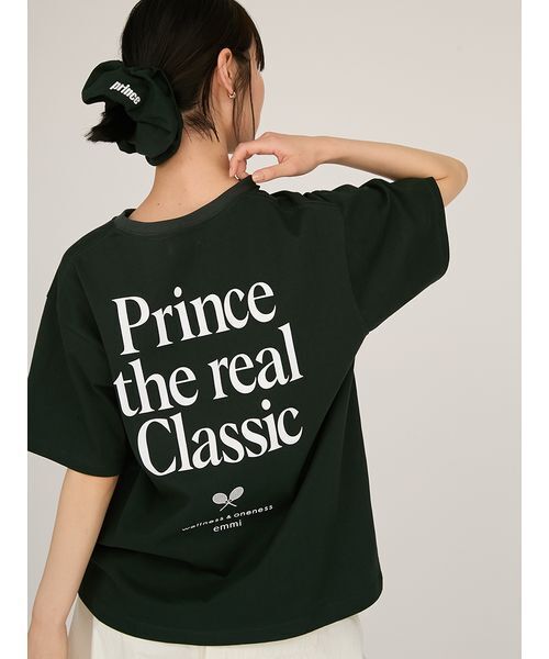emmi（エミ）の「【prince|emmi】グラフィックTシャツ（Tシャツ/カットソー・レディース・ホワイト/グリーン・F）」の7枚目の写真