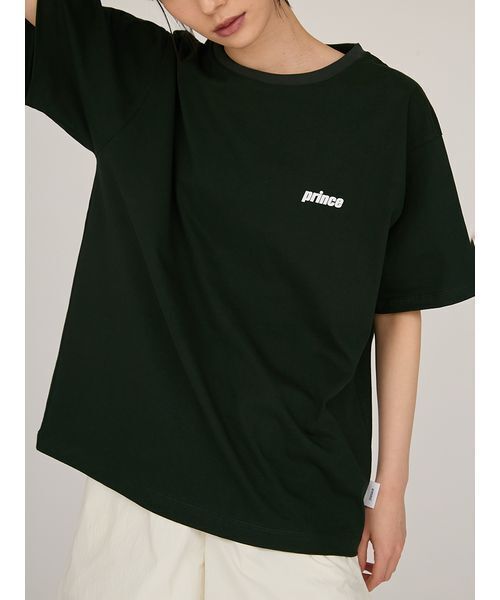 emmi（エミ）の「【prince|emmi】グラフィックTシャツ（Tシャツ/カットソー・レディース・ホワイト/グリーン・F）」の8枚目の写真