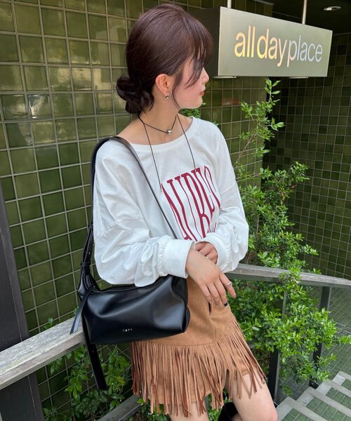 mystic(ミスティック)の「loti ロングベルトホーボーBAG(ハンドバッグ・レディース・ブラック/キャメル・ONE SIZE)」の16枚目の写真