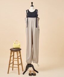 THOUSAND MILE（サウザンドマイル）の「Americana × THOUSAND MILE × FREAK'S STORE/アメリカーナ × サウザンドマイル 別注 ストレッチナイロン サロペット/撥水 ストレッチ UVカット機能（サロペット/オーバーオール）」