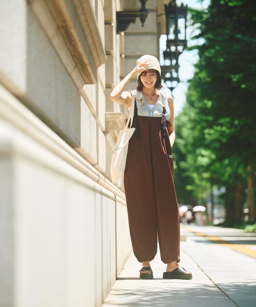 サロペット・オーバーオール・オールインワン AMERI MULTI COLOR RELAX ALL IN ONE サロペット・オーバーオール・オールインワン AMERI MULTI COLOR