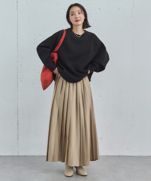 Doux archives（ドゥアルシーヴ）の「ドロストオーバープルオーバー（Tシャツ/カットソー・レディース・オフホワイト/グレイッシュベージュ/ブラック/グレー・38）」の5枚目の写真