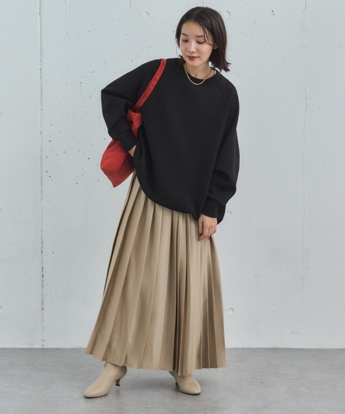 Doux archives（ドゥアルシーヴ）の「ドロストオーバープルオーバー（Tシャツ/カットソー・レディース・オフホワイト/グレイッシュベージュ/ブラック/グレー・38）」の7枚目の写真