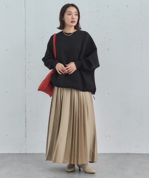 Doux archives（ドゥアルシーヴ）の「ドロストオーバープルオーバー（Tシャツ/カットソー・レディース・オフホワイト/グレイッシュベージュ/ブラック/グレー・38）」の8枚目の写真