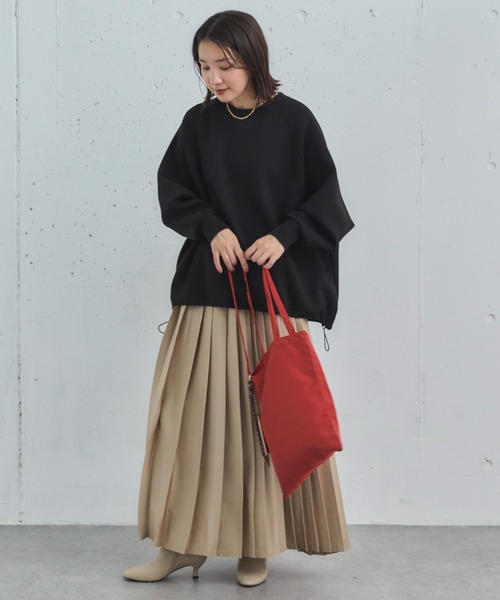 Doux archives（ドゥアルシーヴ）の「ドロストオーバープルオーバー（Tシャツ/カットソー・レディース・オフホワイト/グレイッシュベージュ/ブラック/グレー・38）」の14枚目の写真