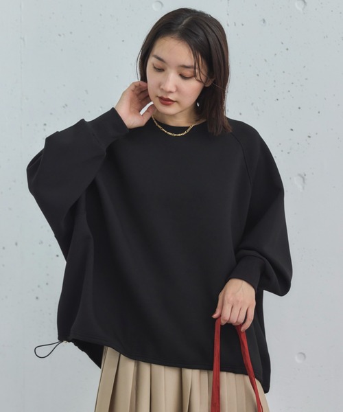 Doux archives（ドゥアルシーヴ）の「ドロストオーバープルオーバー（Tシャツ/カットソー・レディース・オフホワイト/グレイッシュベージュ/ブラック/グレー・38）」の20枚目の写真