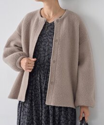 ビアズリー　アウター　ジャケット　モカ REAL STYLE（ファッション） ジャケット レディース 秋 冬 ボア