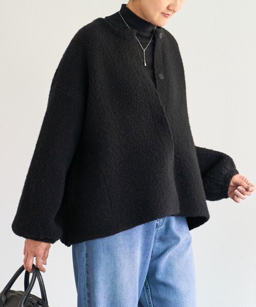 パフ袖ニットコート（カーディガン/ボレロ）｜BEARDSLEY（ビアズリー