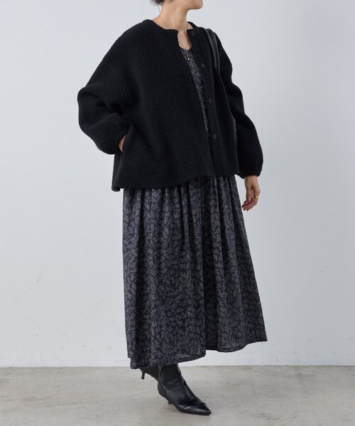 パフ袖ニットコート（カーディガン/ボレロ）｜BEARDSLEY（ビアズリー