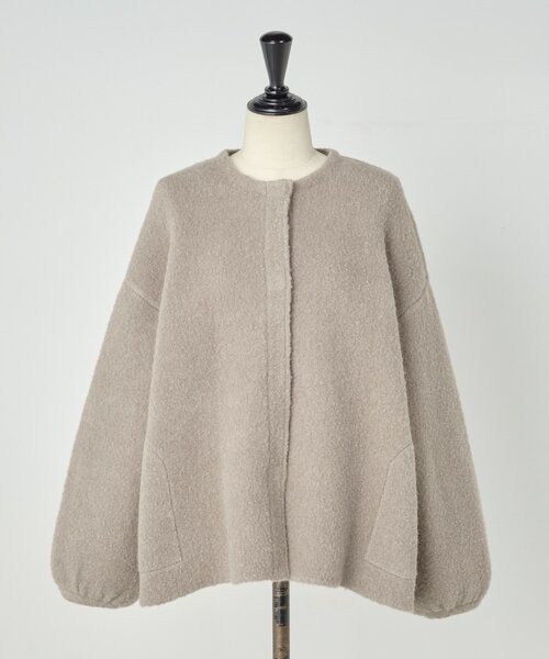 パフ袖ニットコート（カーディガン/ボレロ）｜BEARDSLEY（ビアズリー