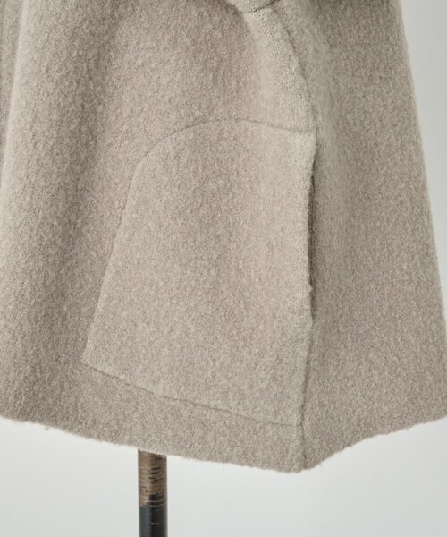 今期新品 ビアズリー パフ袖ウールニットカーデ ベージュ ショッパー付き パフ袖ニットコート | BEARDSLEY(ビアズリー)レディース | PAL CLOSET