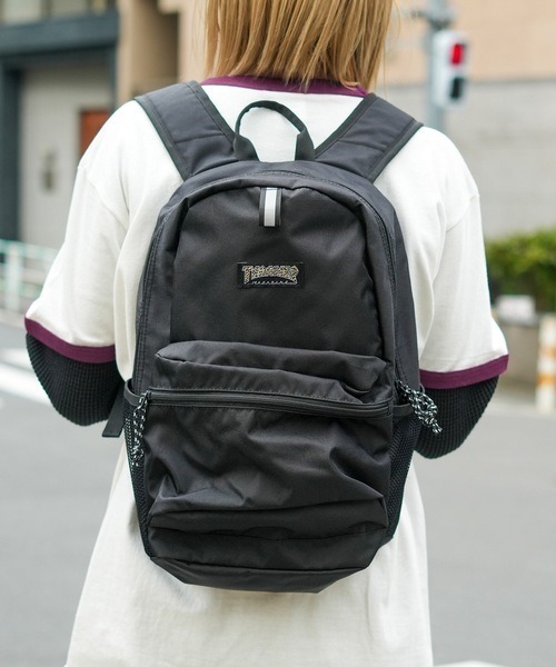 THRASHER(スラッシャー)の「【THRASHER/スラッシャー】BackPack Kids 16L バックパック 撥水加工 リフレクター ブランドロゴ(バックパック/リュック・メンズ・ブラック/ブラック系その他/ブラック×ホワイト・FREE)」の12枚目の写真