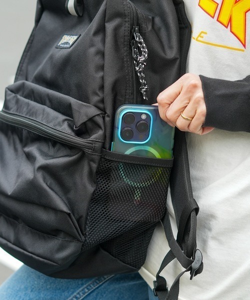 THRASHER(スラッシャー)の「【THRASHER/スラッシャー】BackPack Kids 16L バックパック 撥水加工 リフレクター ブランドロゴ(バックパック/リュック・メンズ・ブラック/ブラック系その他/ブラック×ホワイト・FREE)」の17枚目の写真