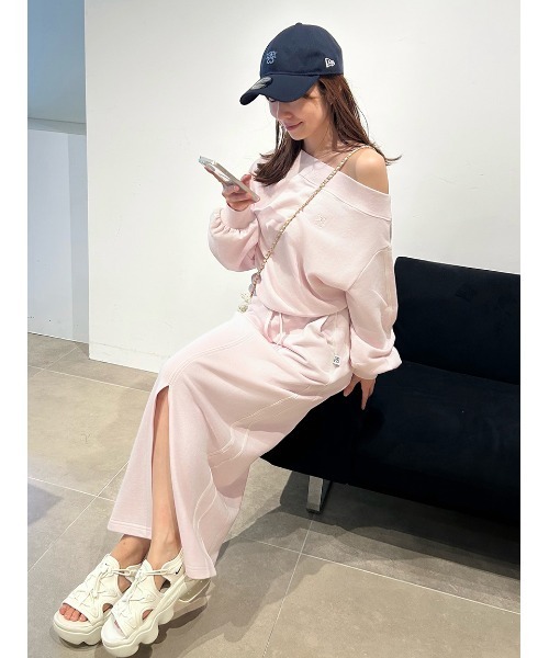 SNIDEL UVカットワンショルスウェットプルオーバー WEB限定カラーあり】UVカットワンショルスウェットプルオーバー