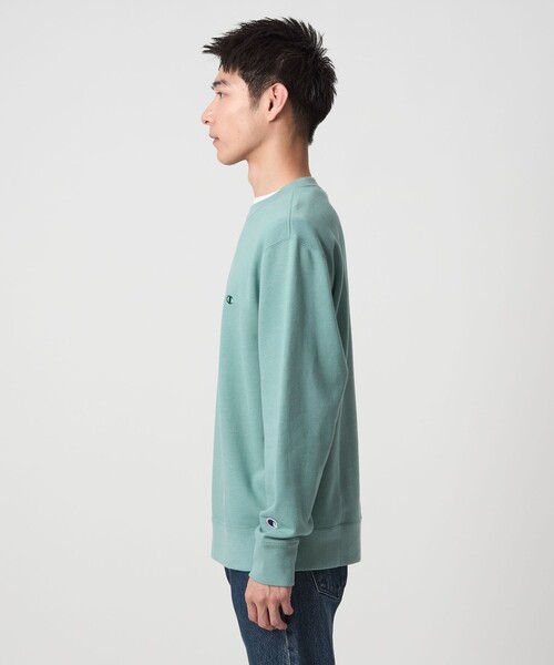 A.PRESSE グリーン クルーネック トレーナー size3 A.PRESSE グリーン クルーネック トレーナー size3