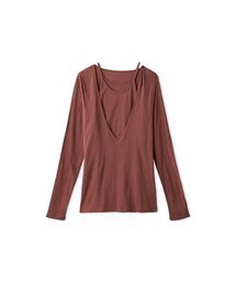 styling/（スタイリング）の「【MILLER×styling/】レイヤード2WAYトップ（Tシャツ/カットソー）」