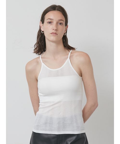 styling/(スタイリング)の「【MILLER×styling/】レイヤード2WAYトップ(Tシャツ/カットソー・レディース・パープル/ホワイト/ブラウン/ブラック・F)」の19枚目の写真