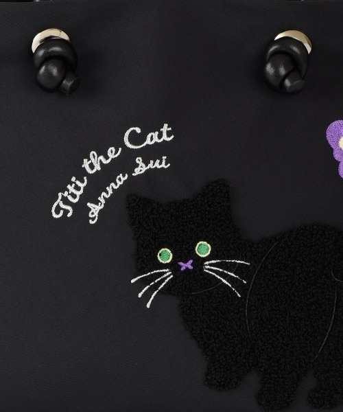 ANNA SUI(アナスイ)の「デイリーTITI 2wayトートバッグ(トートバッグ・レディース・ブラック/ブラウン/パープル・FREE)」の6枚目の写真