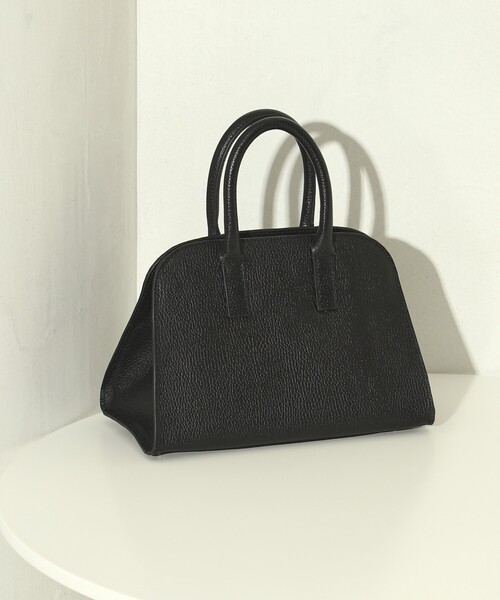 Firsthand（ファーストハンド）の「Firsthand/ファーストハンド レザー ミニボストンバッグ / 牛革 / 撥水レザー（ボストンバッグ・レディース・ブラック・ONE SIZE）」の4枚目の写真