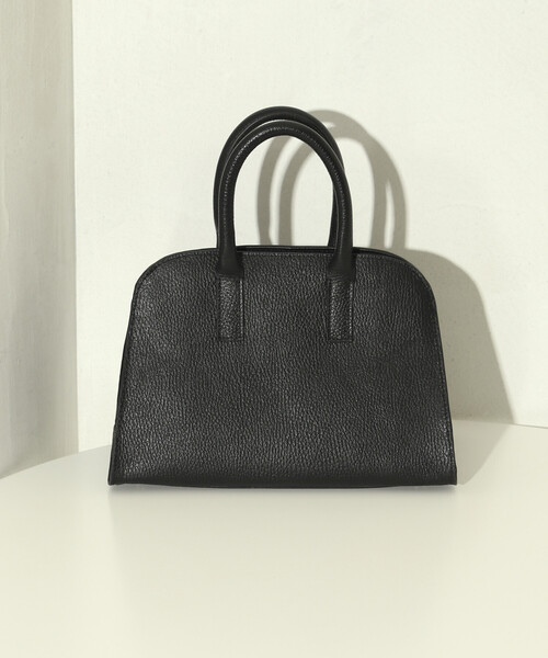 Firsthand（ファーストハンド）の「Firsthand/ファーストハンド レザー ミニボストンバッグ / 牛革 / 撥水レザー（ボストンバッグ・レディース・ブラック・ONE SIZE）」の8枚目の写真