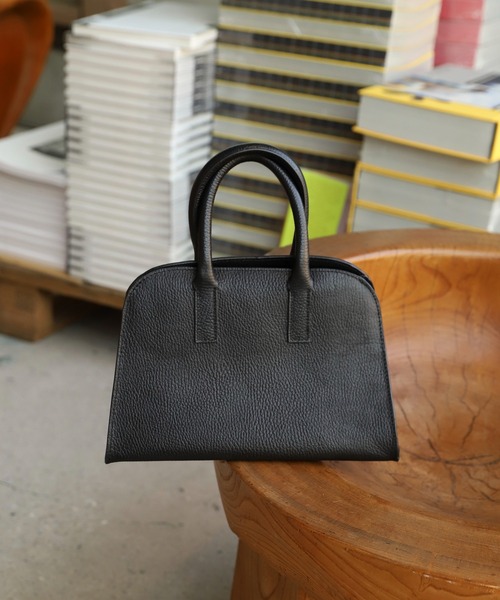 Firsthand（ファーストハンド）の「Firsthand/ファーストハンド レザー ミニボストンバッグ / 牛革 / 撥水レザー（ボストンバッグ・レディース・ブラック・ONE SIZE）」の13枚目の写真